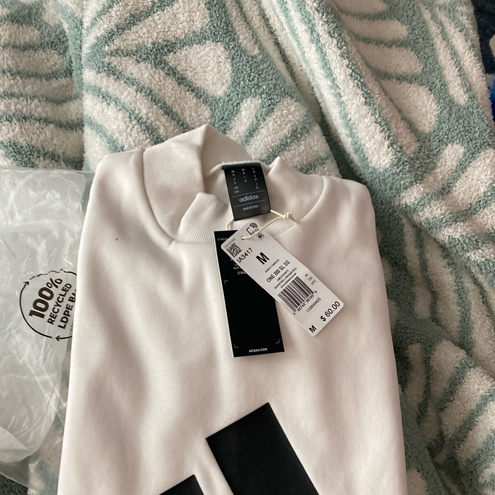 Adidas sleeveless basketball sweatshirt